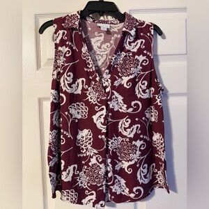 Sleeveless Liz Claiborne Top